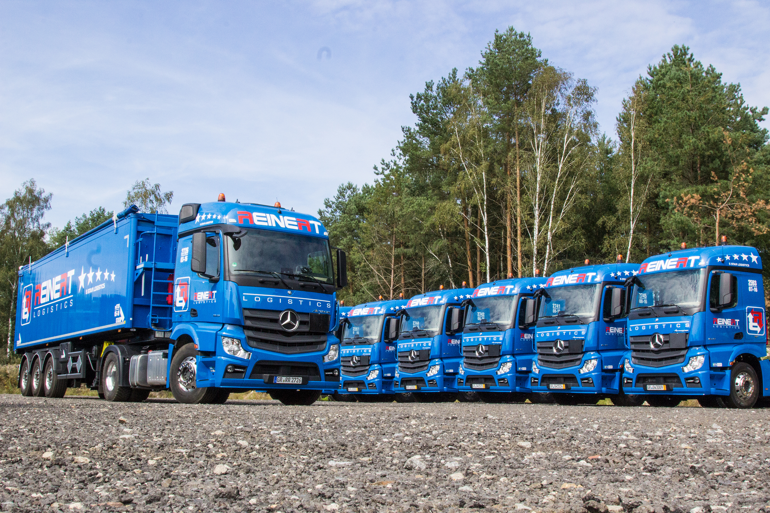 Leistungsstarker Logistiker mit mehr als 850 LKW